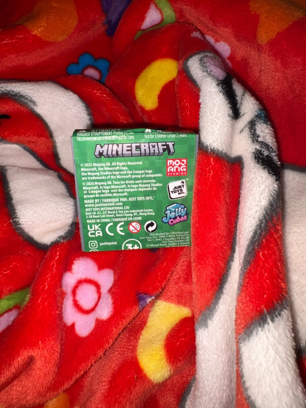 Minecraft jelly cube squishy fidget toy Purple NEW RARE QUICK SHIP - Picture 2 of 4